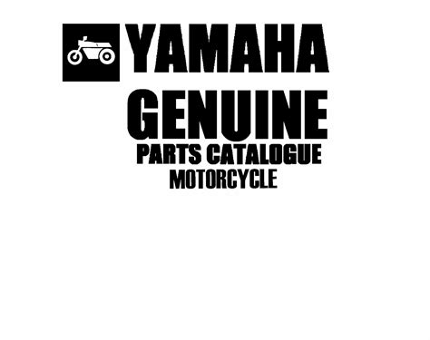 YAMAHA YZ80 Parts Manual Catalog 1980-1982