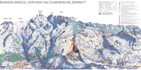 Cervinia Ski Trail Map Free Download