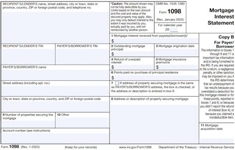 1098 Form 2023 - Printable Forms Free Online