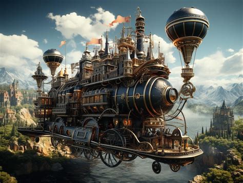 Premium AI Image | Steampunk Adventure 4K UHD HDR