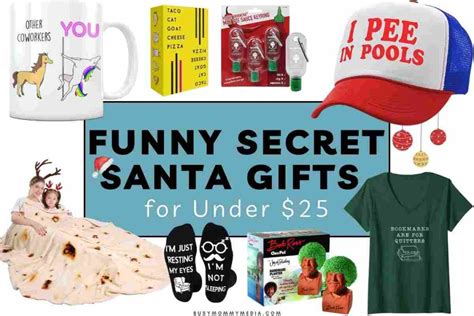 Funny Secret Santa Gifts for Under $25