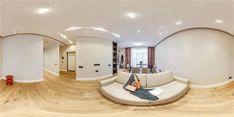 full spherical seamless hdri 360 panorama view in interior of vip guest ...