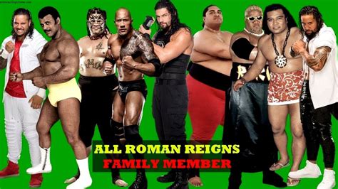 Anoa I Wrestling Family Gallery | Roman reings, Roman reigns family ...