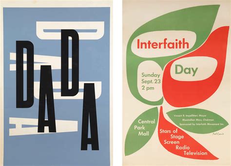 Paul Rand (American, 1914–1996): Highlights from our Poster Collection