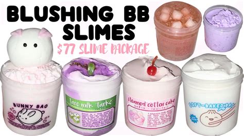 $77 SLIME PACKAGE #15: Blushing BB Slimes | 100 % HONEST REVIEW *⛧⋆ ...