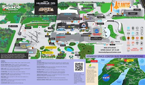 Kennedy Space Center Visitor Complex Map - Ontheworldmap.com