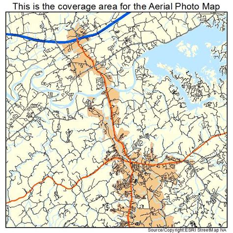 Aerial Photography Map of Sevierville, TN Tennessee