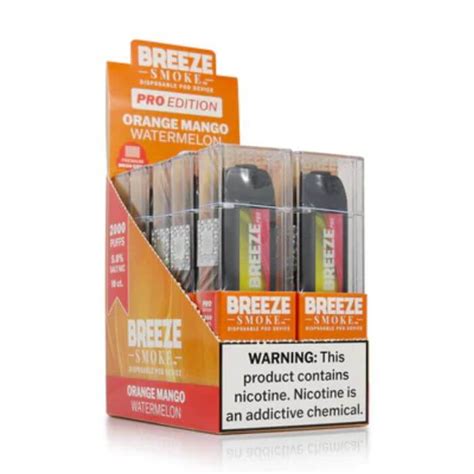 Breeze Pro Disposable Vape Pen - 10 Pack