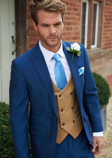 Royal Blue Mohair Lounge Suit | Lounge Suits | Men's Wedding Hire ...