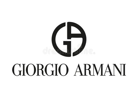 Giorgio Armani Logo editorial stock photo. Illustration of collection ...