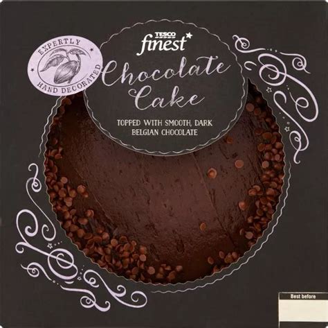 Posh Tesco chocolate cake recalled because it accidentally contains ...