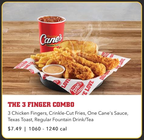 Raising Cane's Chicken Fingers Gulfport, MS Menu (Updated: March 2024)