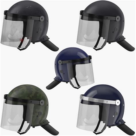 Riot Helmet Collection Model - TurboSquid 1878702