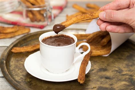 Churros Con Chocolate - Spanish Breakfast Favorite