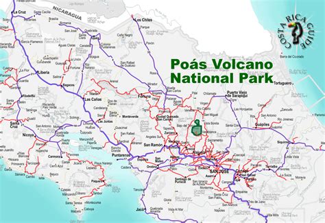 Volcano Costa Rica Map - Draw A Topographic Map