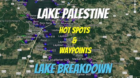 Lake Palestine Full Lake Breakdown - Find the Bass Fast!! - YouTube