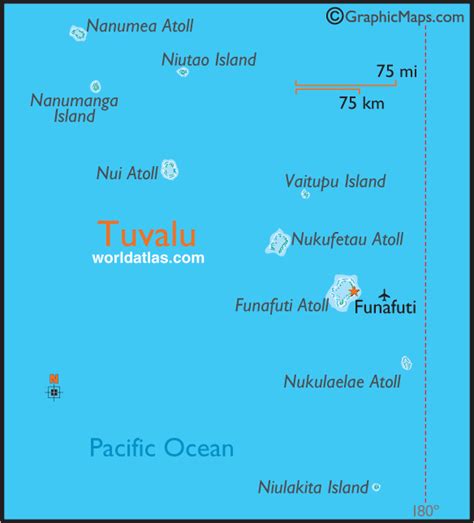 Tuvalu Maps & Facts | Tuvalu map, Tuvalu island, Tuvalu