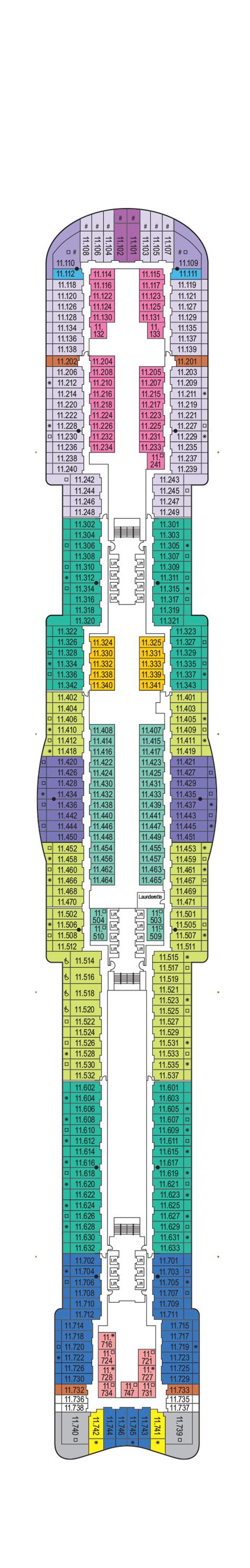 Iona Deck Plan Printable