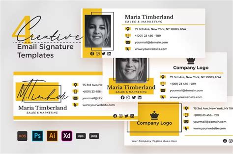 20+ Best Professional Email Footer Signature Templates (+ Free Tips) 2022