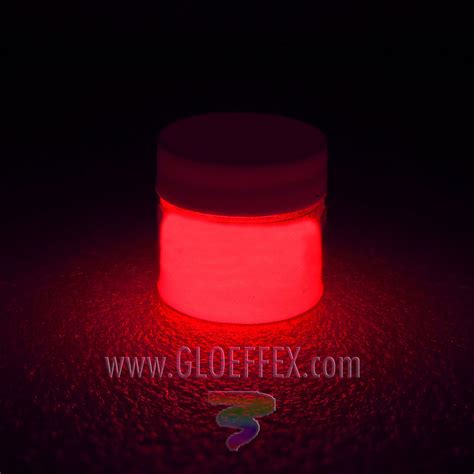 Phosphorescent Glow in the Dark Paint - Red | GLO Effex