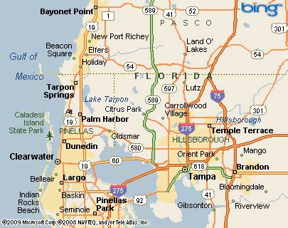 Citrus Park, Florida Area Map & More