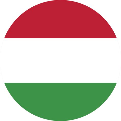 Circle flag of Hungary. 11571355 PNG