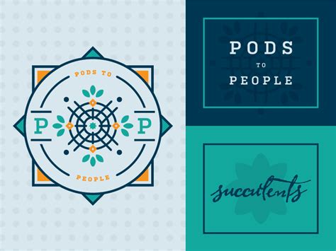 Pods to People Logo and Lettering by Dylan Moye on Dribbble