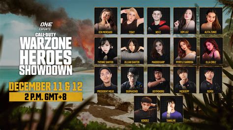 Meet the 17 streamers of the ONE Esports Warzone Heroes Showdown | ONE ...