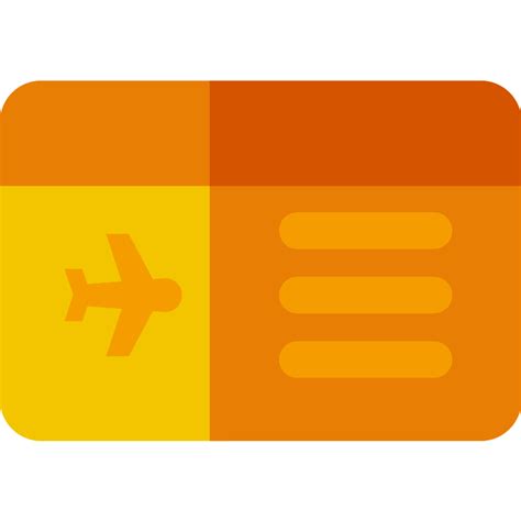 Plane Ticket Vector SVG Icon - SVG Repo