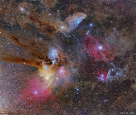 APOD: 2019 May 13 - Rho Ophiuchi Wide Field by Mario Cogo (Galax Lux ...