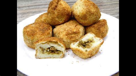 How to make Rellenos de Papa or Stuffed Potato Balls in an Air Fryer ...