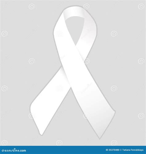 White Ribbon Campaign Stock Photo - Image: 35370480