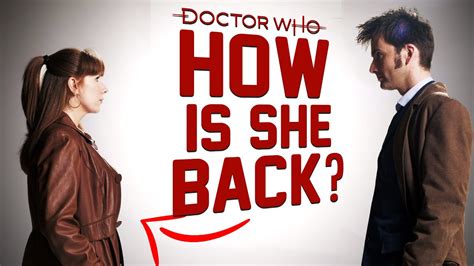 Doctor Who: 60th Anniversary to "FIX" Donna? - YouTube