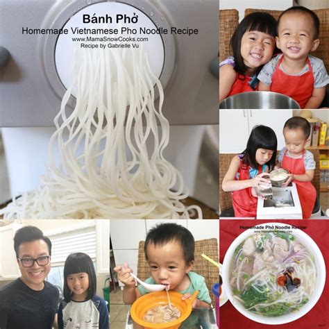 Homemade Pho Noodle Recipe – Mama Snow Cooks and More