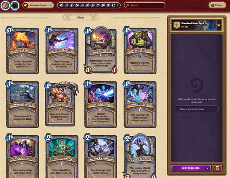 official-deck-builder - Hearthstone Top Decks