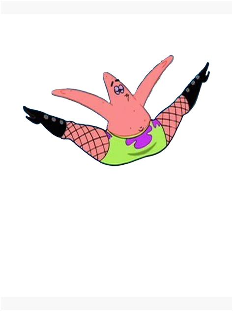 "Patrick Star Boots Meme Patrick in Heels" Poster for Sale by pascaraul ...