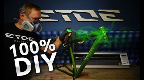 paint a bike with spray paint and spray cans - YouTube