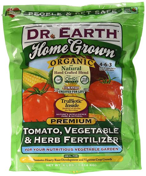 Dr. Earth Organic 5 Tomato, Vegetable & Herb Fertilizer Poly Bag