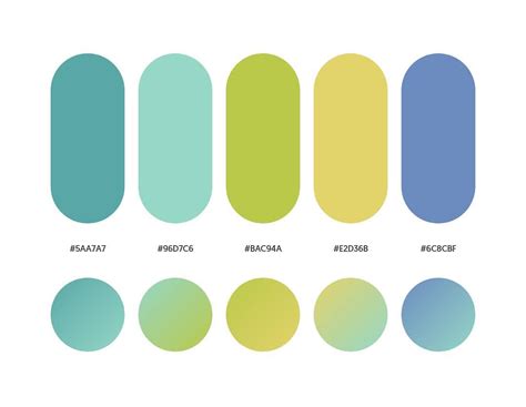 Green Blue Color Palette