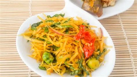 Easy Abacha recipe - The Pretend Chef