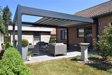 Pergola Attached To House With Retractable Roof