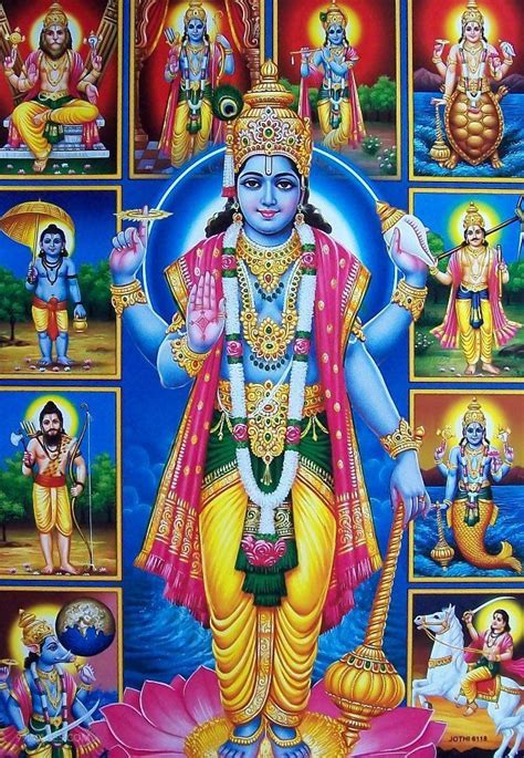 Dasavatara Pictures 10 Incarnations Lord Vishnu