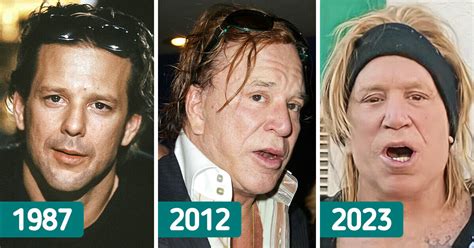 A Tragic Story Behind Mickey Rourke’s Changing Face That Nearly ...