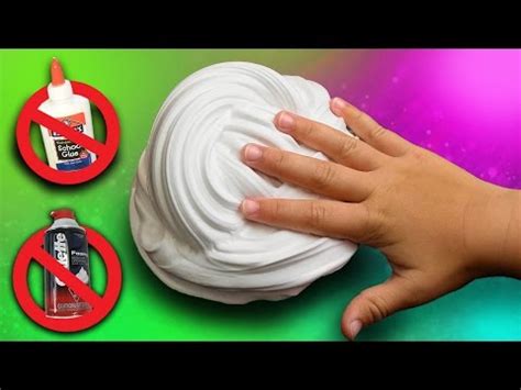 How To Make Slime Without Glue Or Borax Or Cornstarch Or Shaving Cream ...