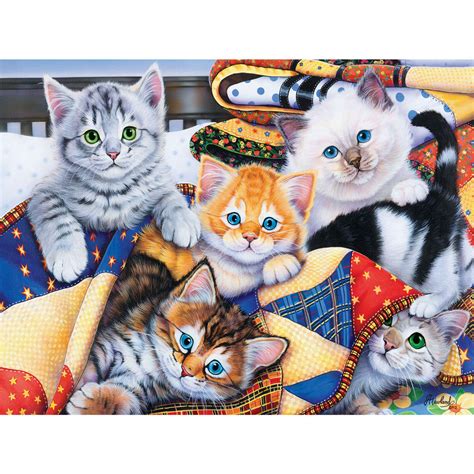 Cozy Kittens 300 Large Piece Jigsaw Puzzle | Spilsbury