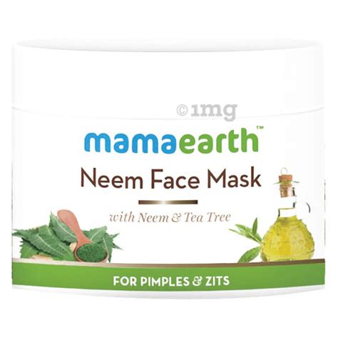 Mamaearth Neem Face Mask: Buy jar of 100 ml Face Mask at best price in ...