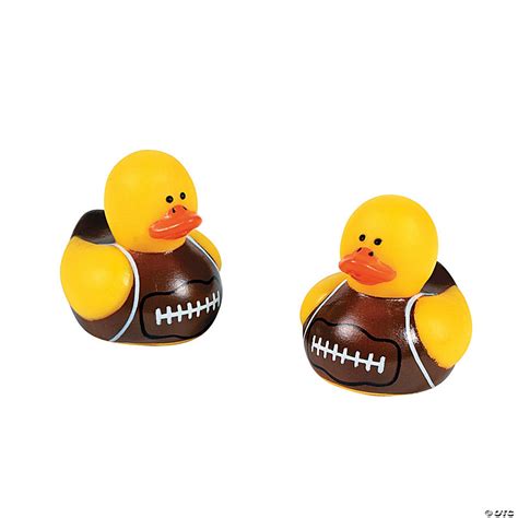 Mini Football Rubber Ducks - 24 Pc. | Oriental Trading