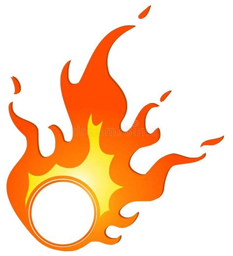 Flame stock vector. Illustration of burner, flame, burn - 14772103 ...