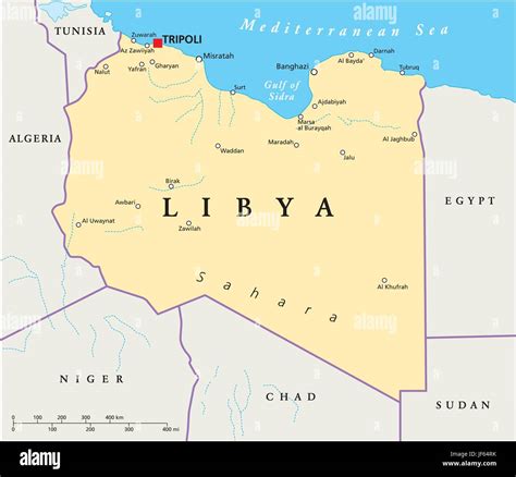 libya, map, atlas, map of the world, tripoli, desert, wasteland, africa ...