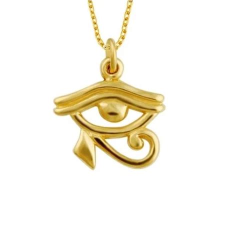 Eye of Horus Necklace Gold | Etsy